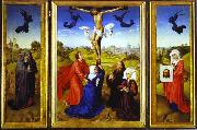 Rogier van der Weyden Crucifixion Triptych oil painting artist